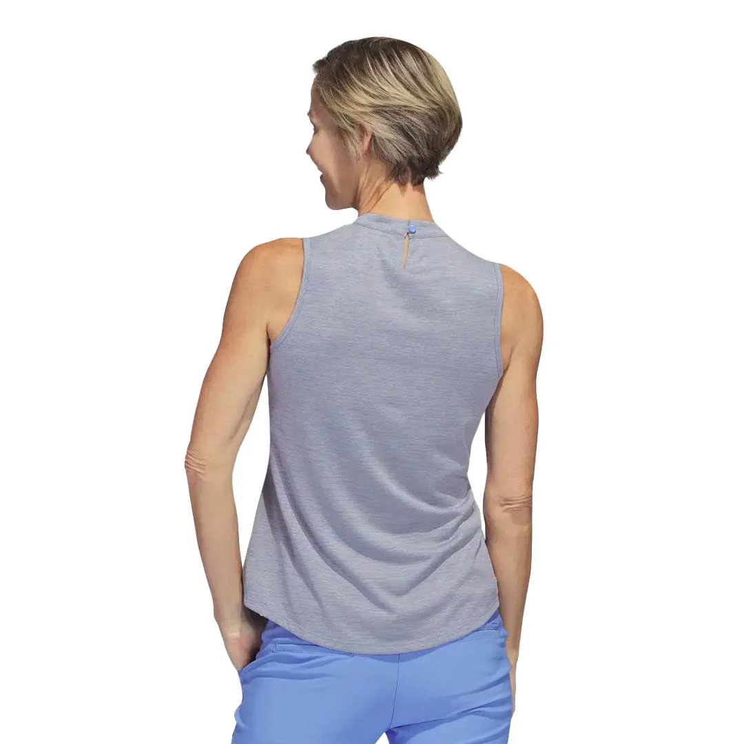 adidas - Women's Heathered Sleeveless Polo (HS8947) - Image 3