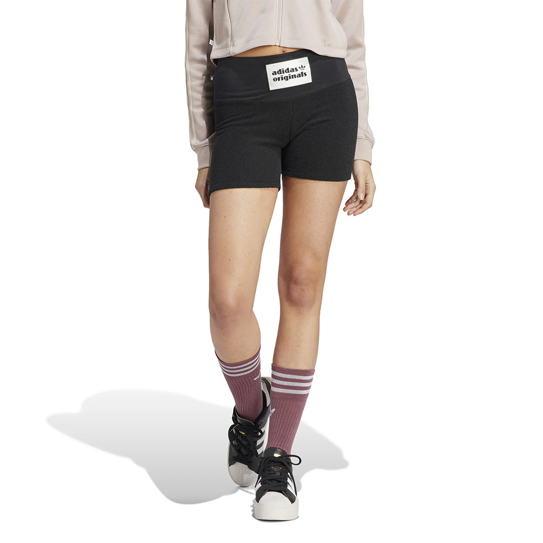 adidas - Women's High-Waist Towel Bike Shorts (IC8529) - Image 2