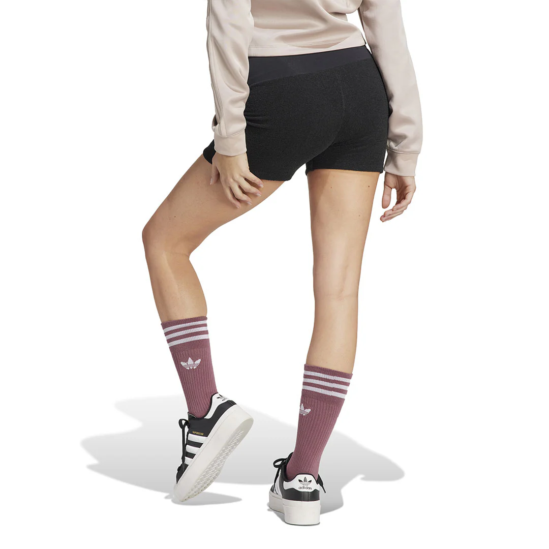 adidas - Women's High-Waist Towel Bike Shorts (IC8529) - Image 3