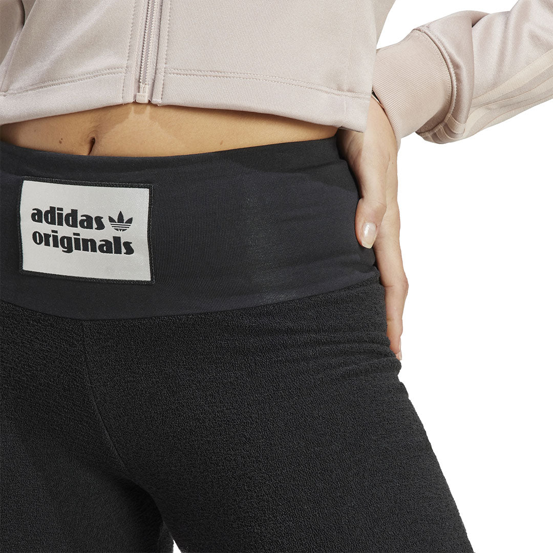 adidas - Women's High-Waist Towel Bike Shorts (IC8529) - Image 4