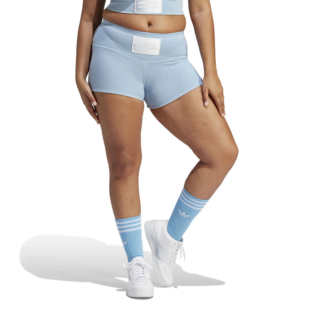 adidas - Women's High-Waist Towel Bike Shorts (IC8530) - Image 2