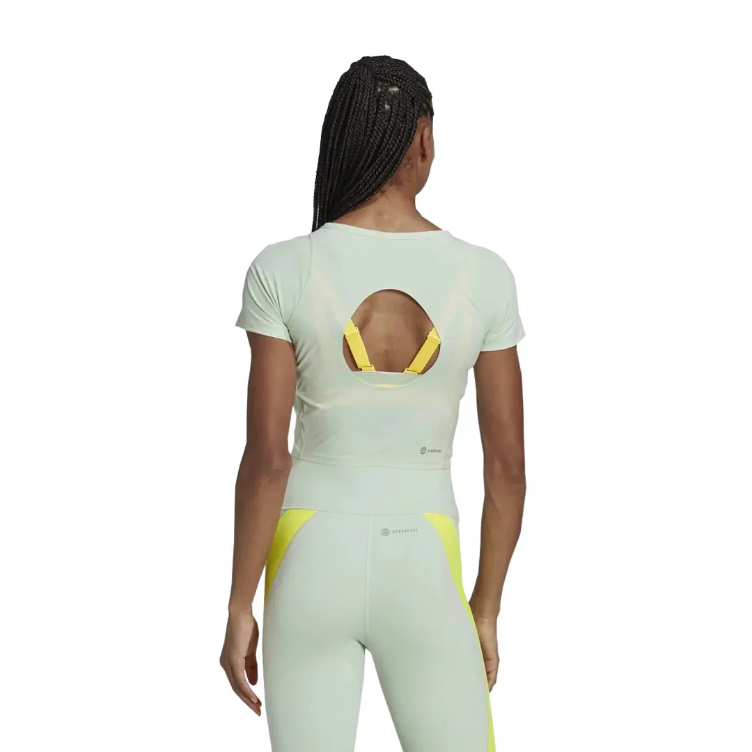 adidas - Women's HIIT 45s Crop T-Shirt (HM8097) - Image 3