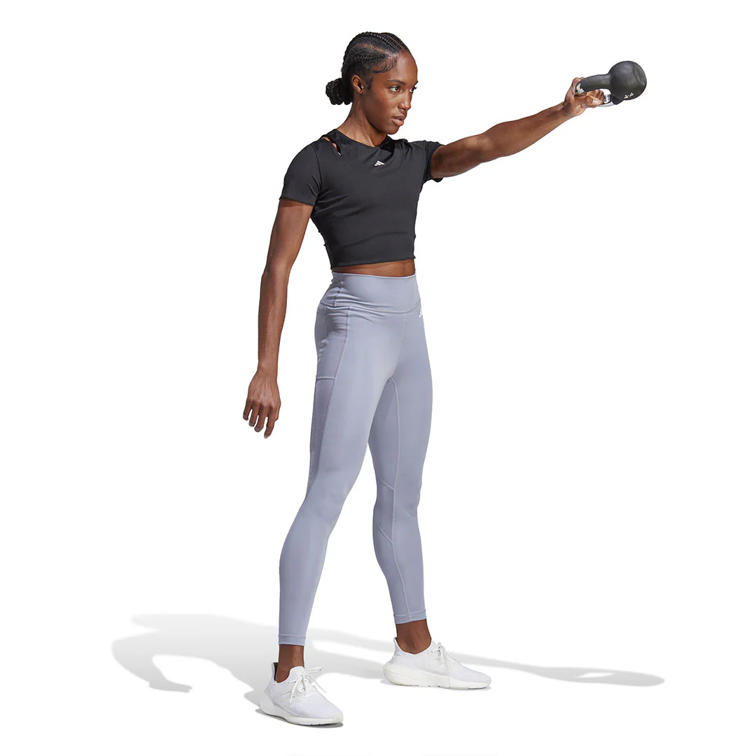 adidas - Women's HIIT AEROREADY Crop Training T-Shirt (HN5538) - Image 4