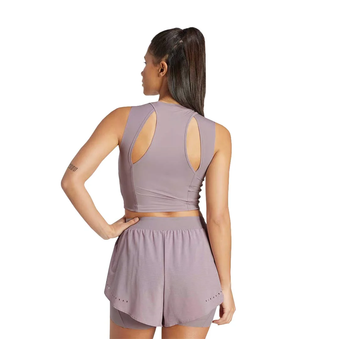 adidas - Women's HIIT Crop HEAT.RDY Tank Top (IT7430) - Image 3