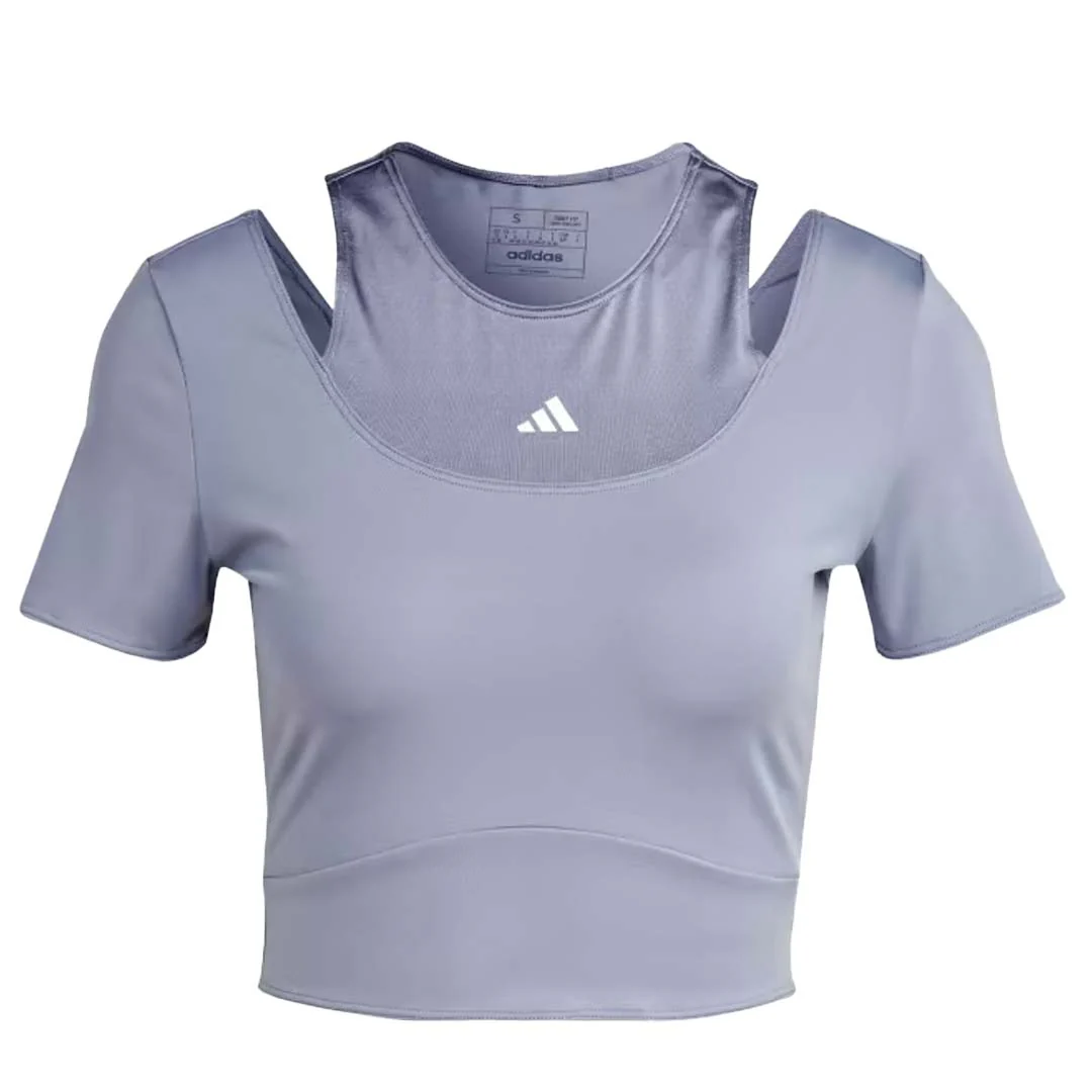 adidas - Women's HIIT Crop Training T-Shirt (IB8599)