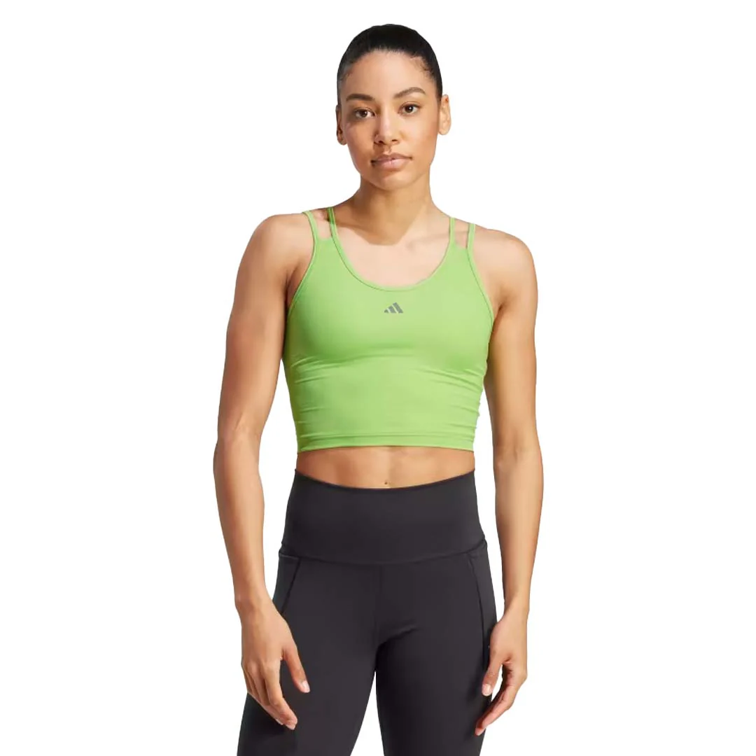 adidas - Women's HIIT Heat.Rdy Cropped Tank Top (HY3219) - Image 2