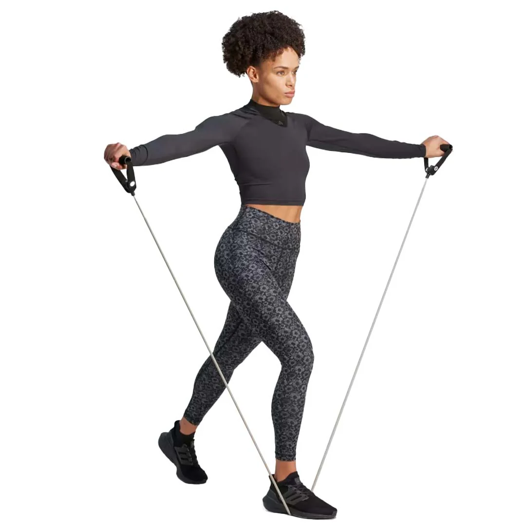 adidas - Women's HIIT Heat.Rdy Long Sleeve Crop T-Shirt (HY3220) - Image 5