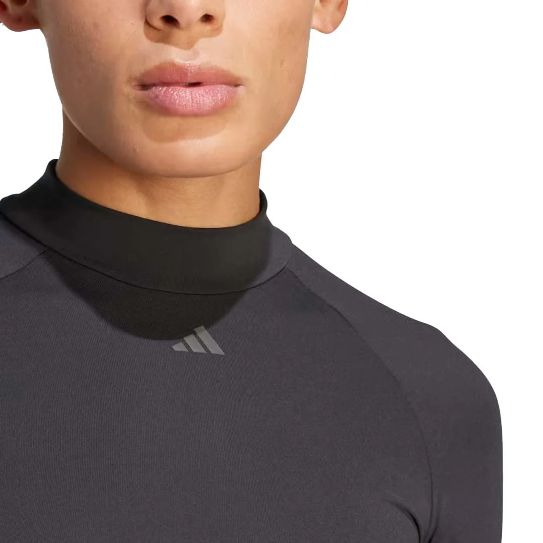 adidas - Women's HIIT Heat.Rdy Long Sleeve Crop T-Shirt (HY3220) - Image 6