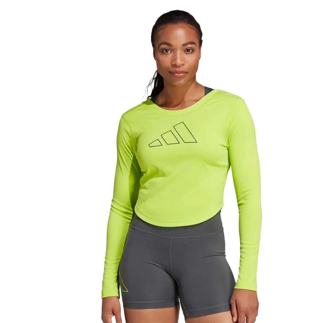 adidas - Women's  Hyperbright Training Long Sleeve T-Shirt (IL6618) - Image 2