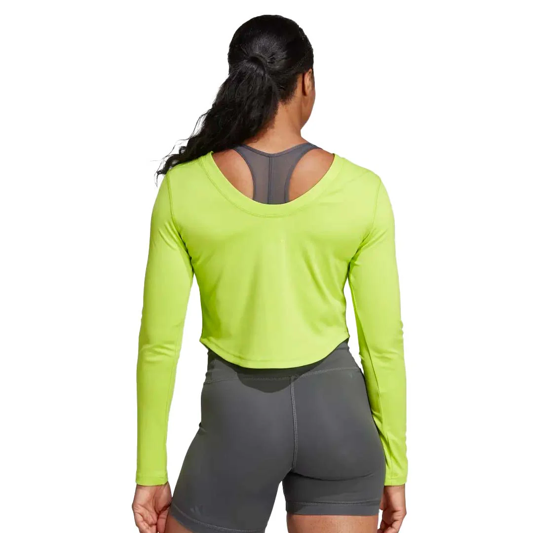 adidas - Women's  Hyperbright Training Long Sleeve T-Shirt (IL6618) - Image 3