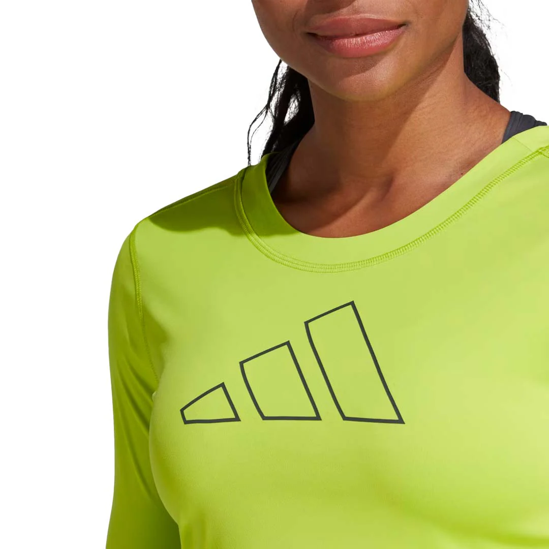 adidas - Women's  Hyperbright Training Long Sleeve T-Shirt (IL6618) - Image 5