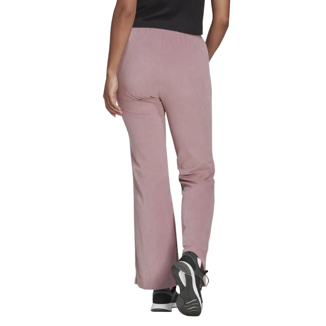 adidas - Women's Hyperglam Rib Velour Flared Leg Pant (IB3617) - Image 3