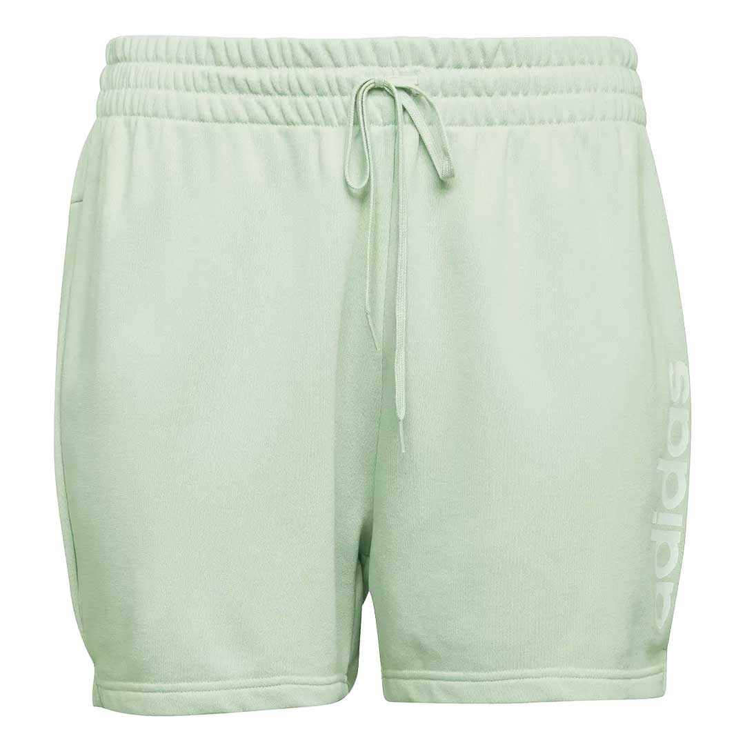 adidas - Women's Linear French Terry Shorts (Plus Size) (HL4391)