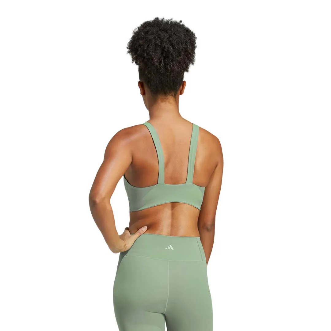 adidas - Women's Luxe Studio Medium-Support Bra (HR3034) - Image 3