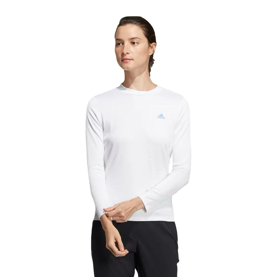 adidas - Women's Made to be Remade Long Sleeve Polo (HT1386) - Image 2