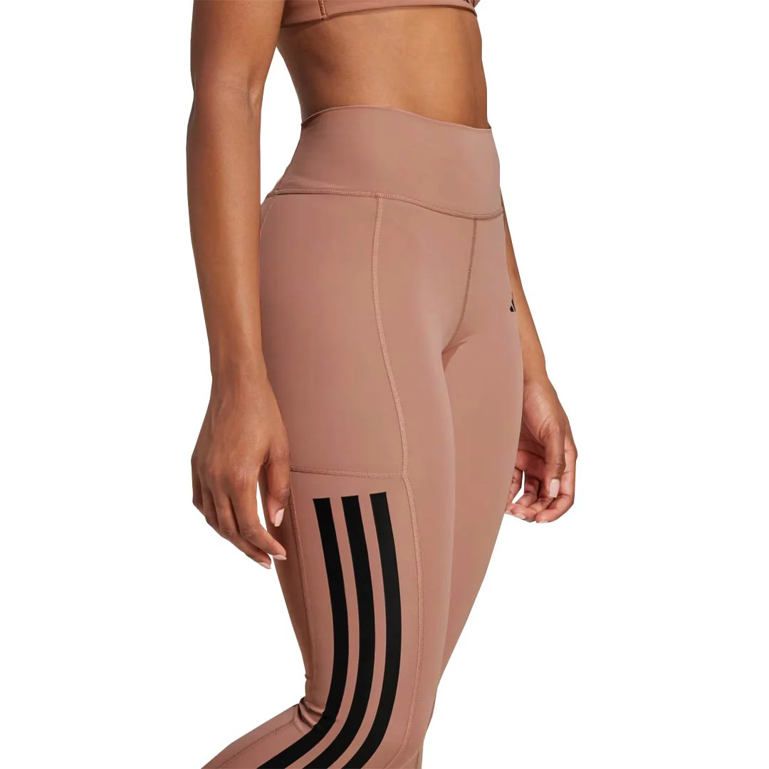 adidas - Women's Optime 3-Stripes Leggings (JI8764) - Image 3