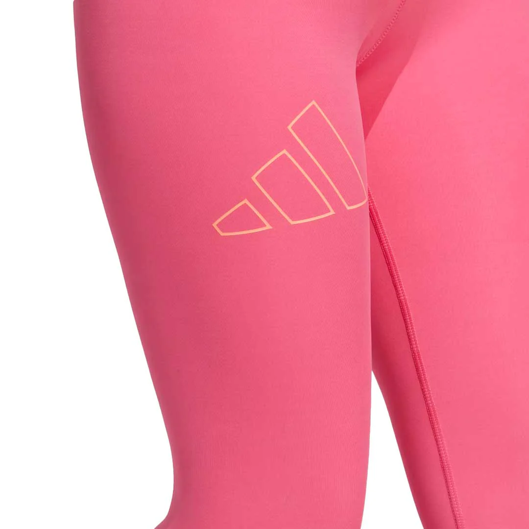 adidas - Women's Optime Hyperbright Training High Rise 7/8 Tights (IL6624) - Image 4