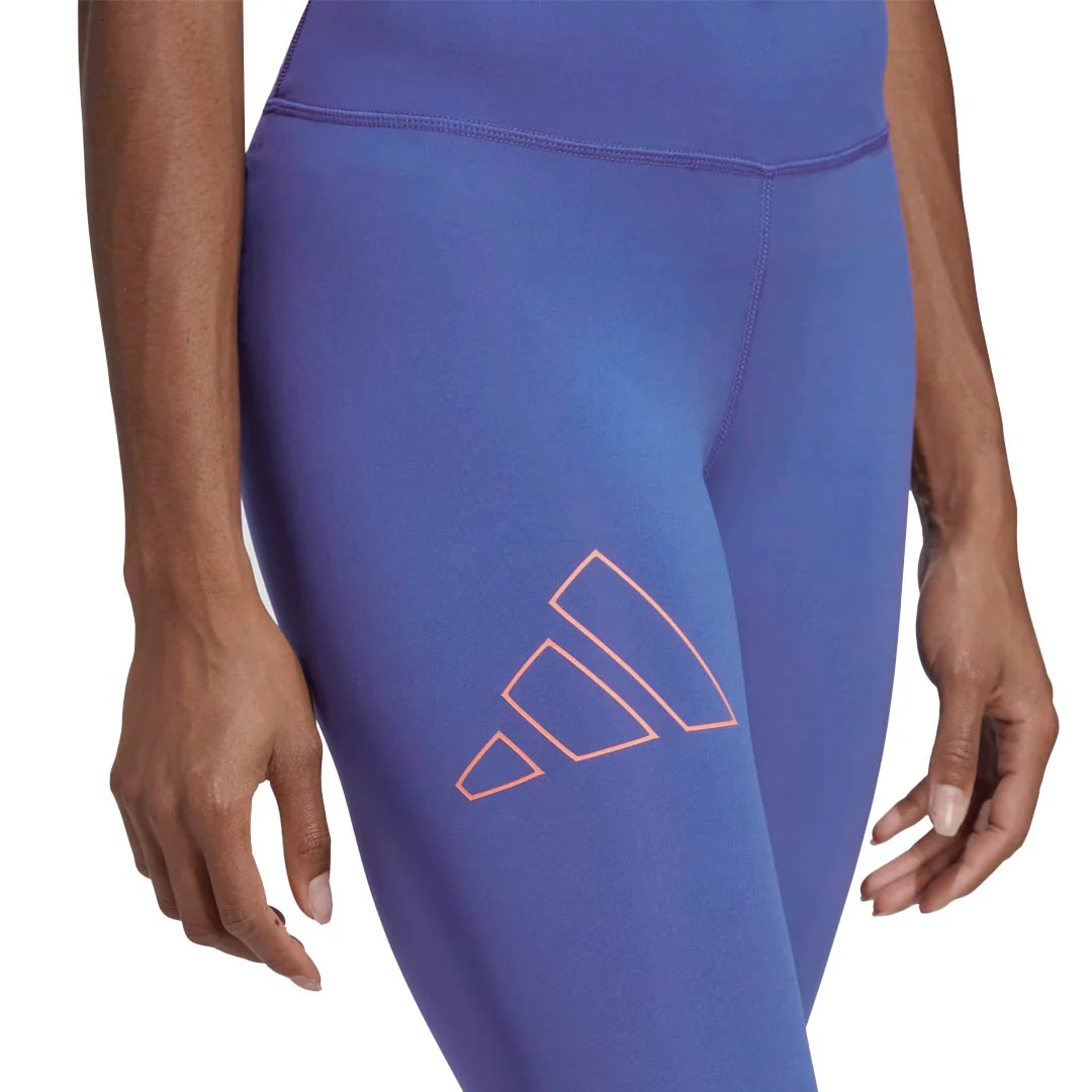 adidas - Women's Optime Hyperbright Training High-Rise 7/8 Tights (IL6625) - Image 4