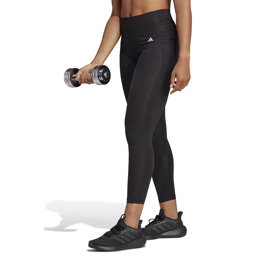 adidas - Women's Optime Stash Pocket High Waisted 7/8 Leggings (HS9931) - Image 2