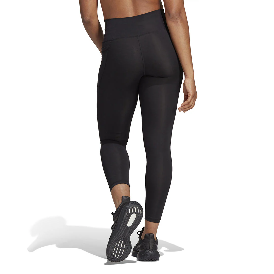 adidas - Women's Optime Stash Pocket High Waisted 7/8 Leggings (HS9931) - Image 3