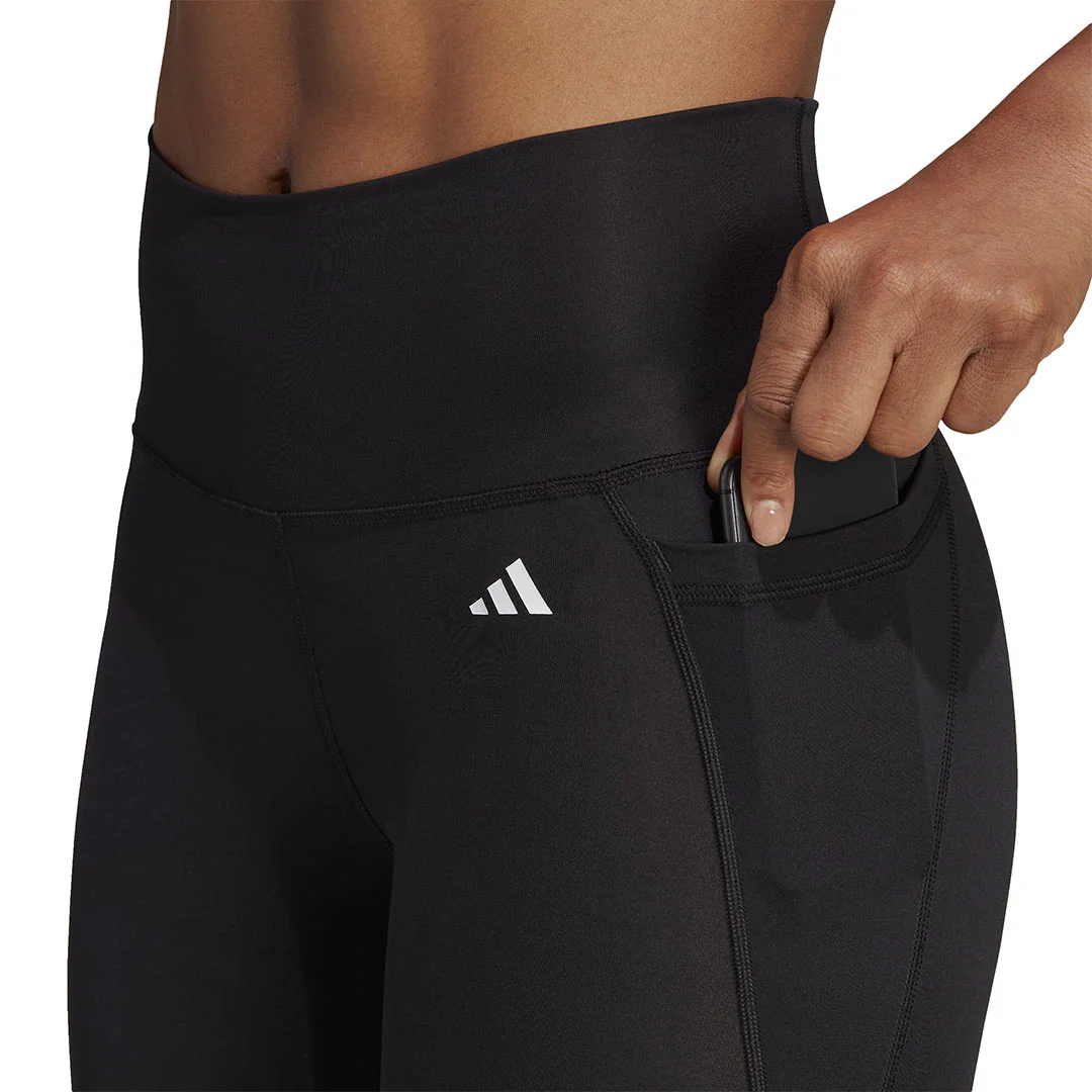 adidas - Women's Optime Stash Pocket High Waisted 7/8 Leggings (HS9931) - Image 4