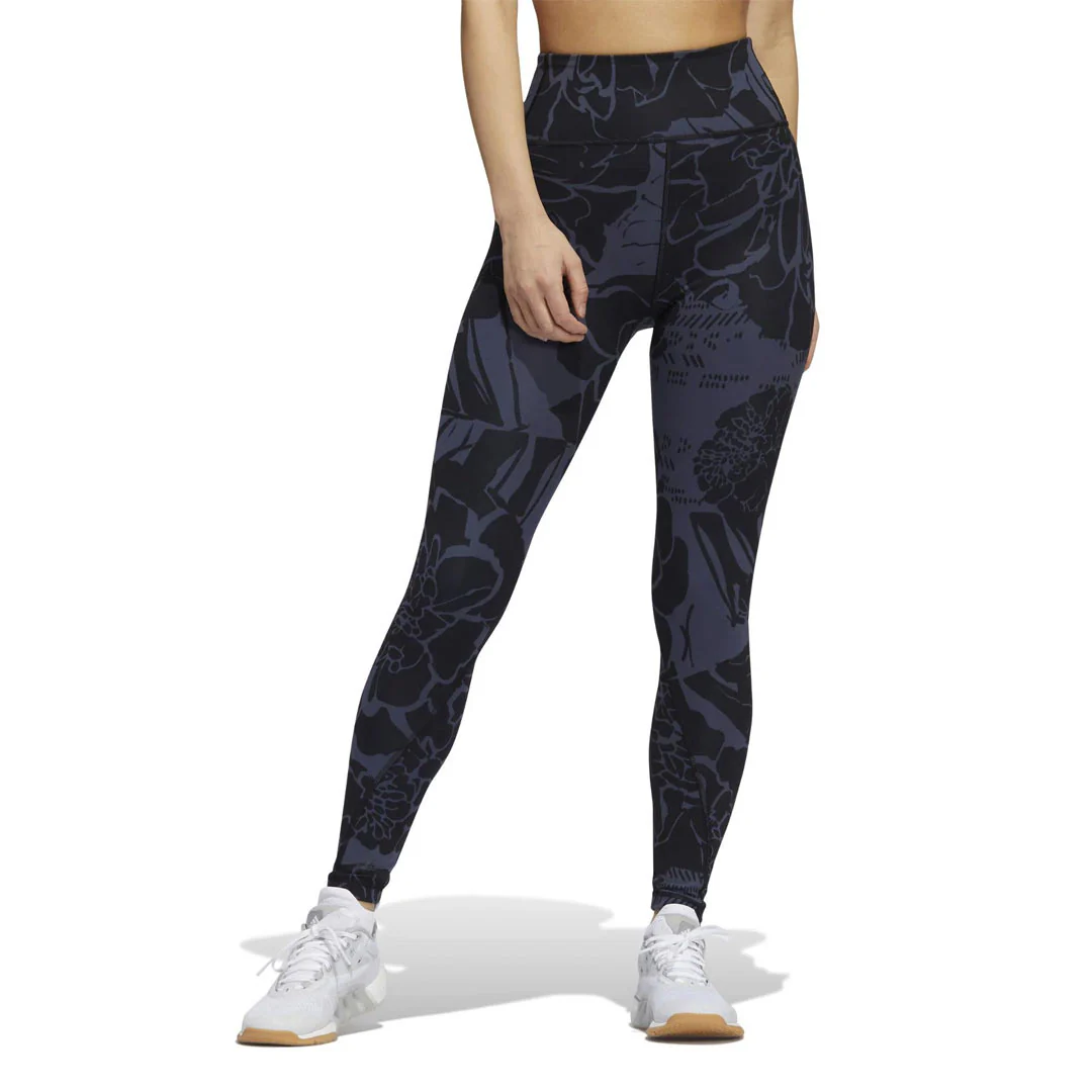 adidas - Women's Optime Superher Training 7/8 Tights (HD4458) - Image 2