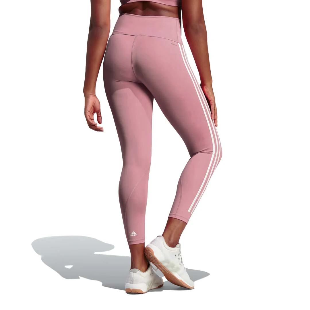 adidas - Women's Optime TrainIcons 3-Stripes 7/8 Leggings (IK4295) - Image 3