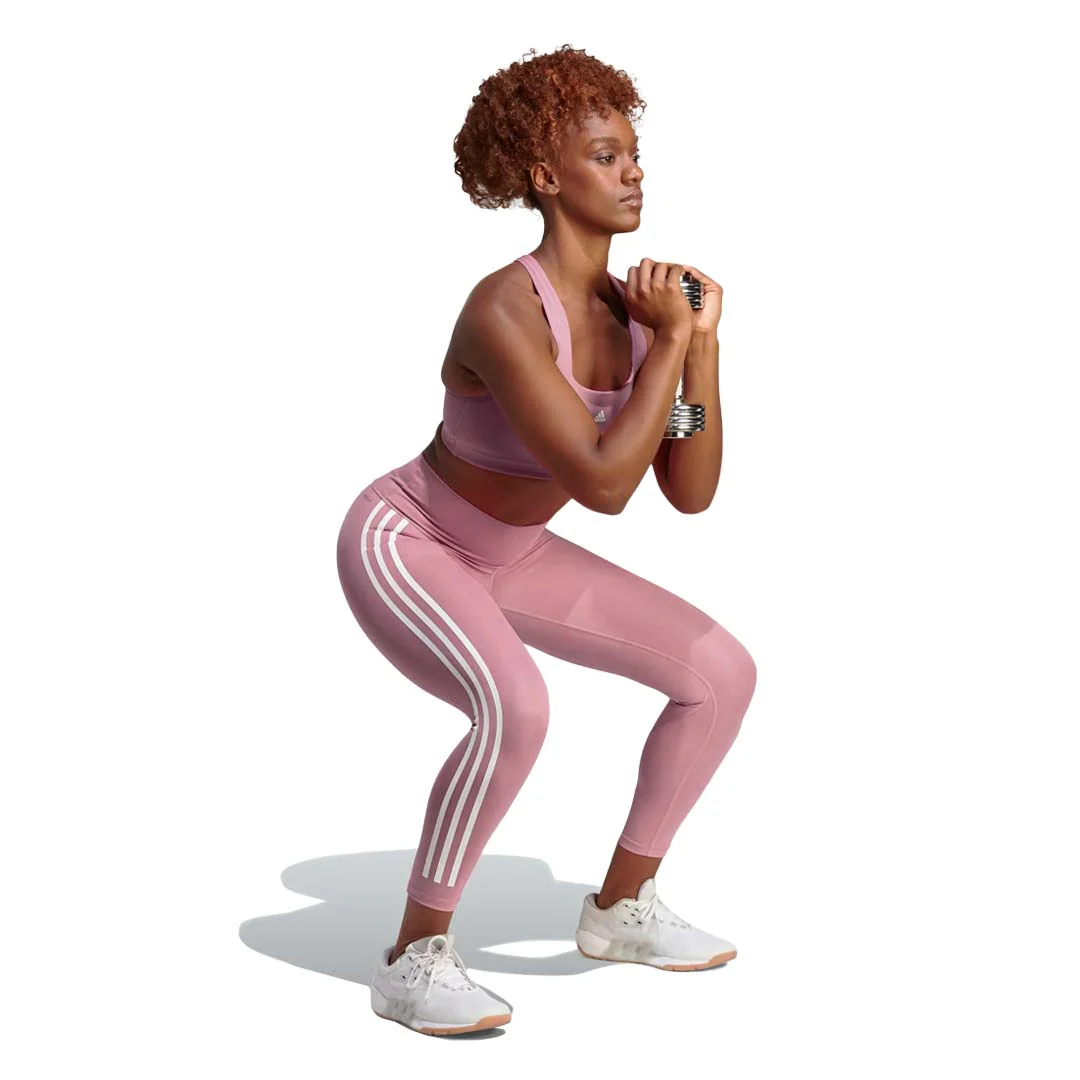adidas - Women's Optime TrainIcons 3-Stripes 7/8 Leggings (IK4295) - Image 4
