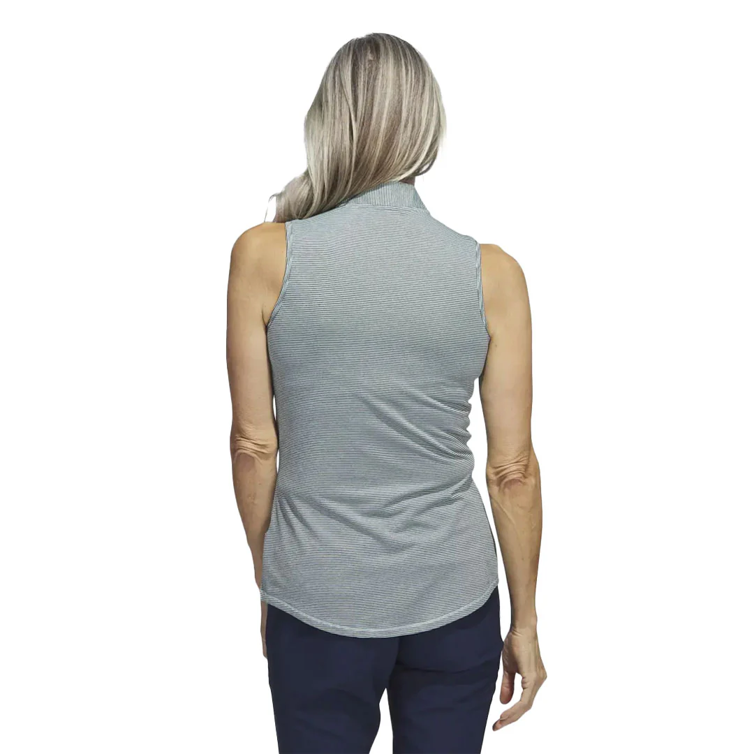 adidas - Women's Ottoman Printed Sleeveless Polo (II3243) - Image 3