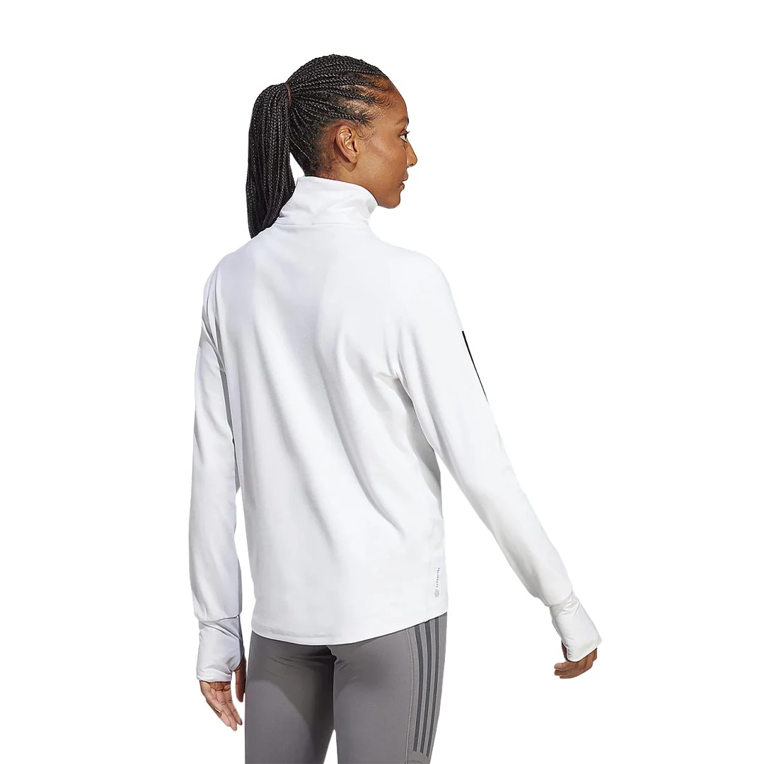 adidas - Women's Own The Run 1/2 Zip Sweatshirt (HR9983) - Image 3