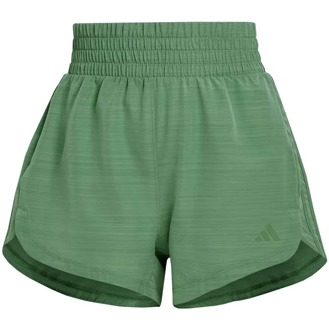 adidas - Women's Pacer 3-Stripes Woven 3 Inch High Rise Shorts (IS2174-3IN)