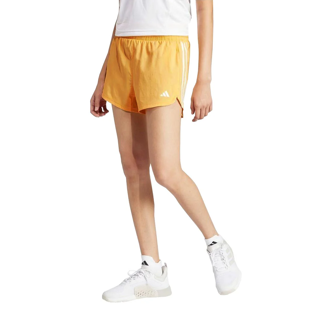 adidas - Women's Pacer 3-Stripes Woven 3 Inch High Rise Shorts (IS2179-3IN) - Image 2