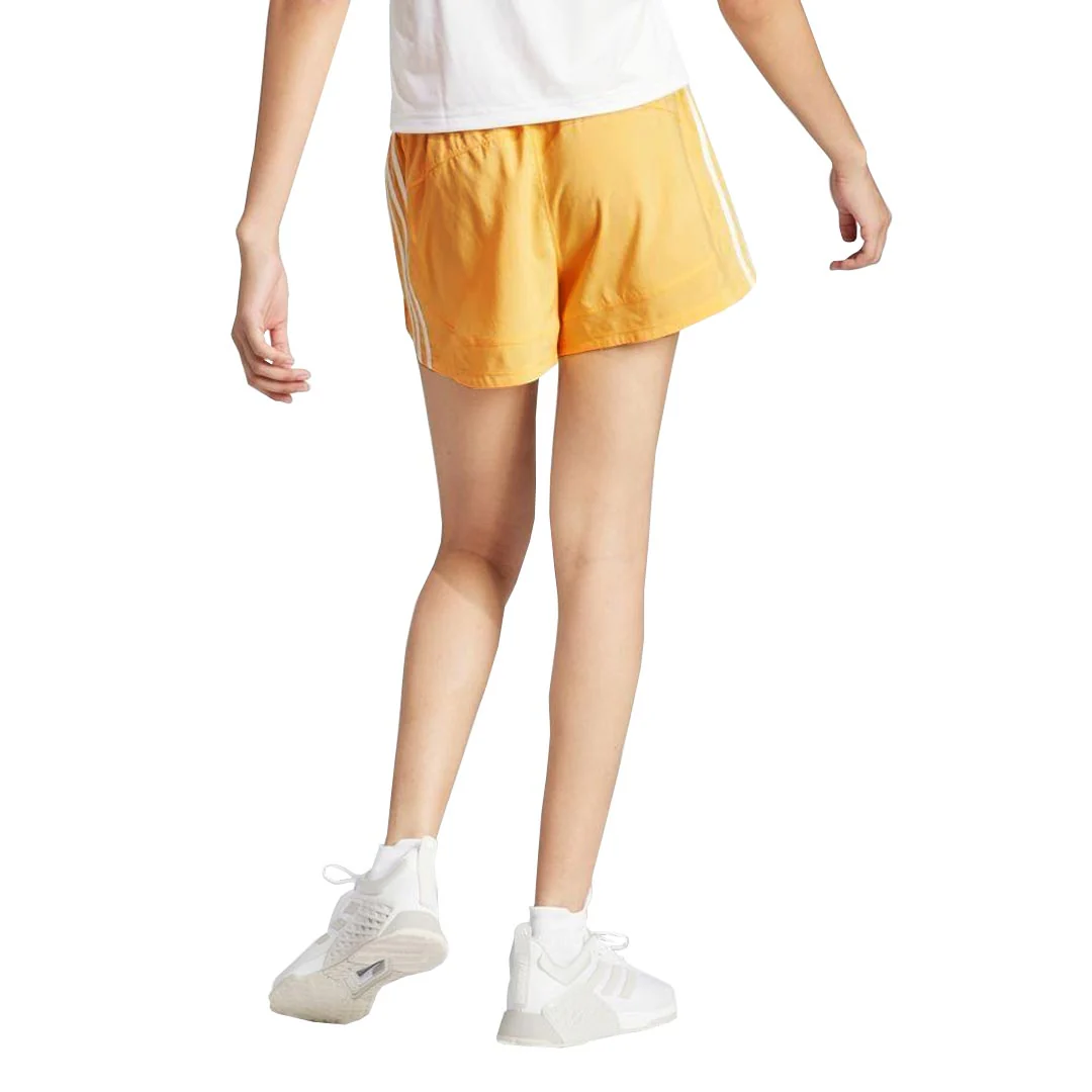adidas - Women's Pacer 3-Stripes Woven 3 Inch High Rise Shorts (IS2179-3IN) - Image 3