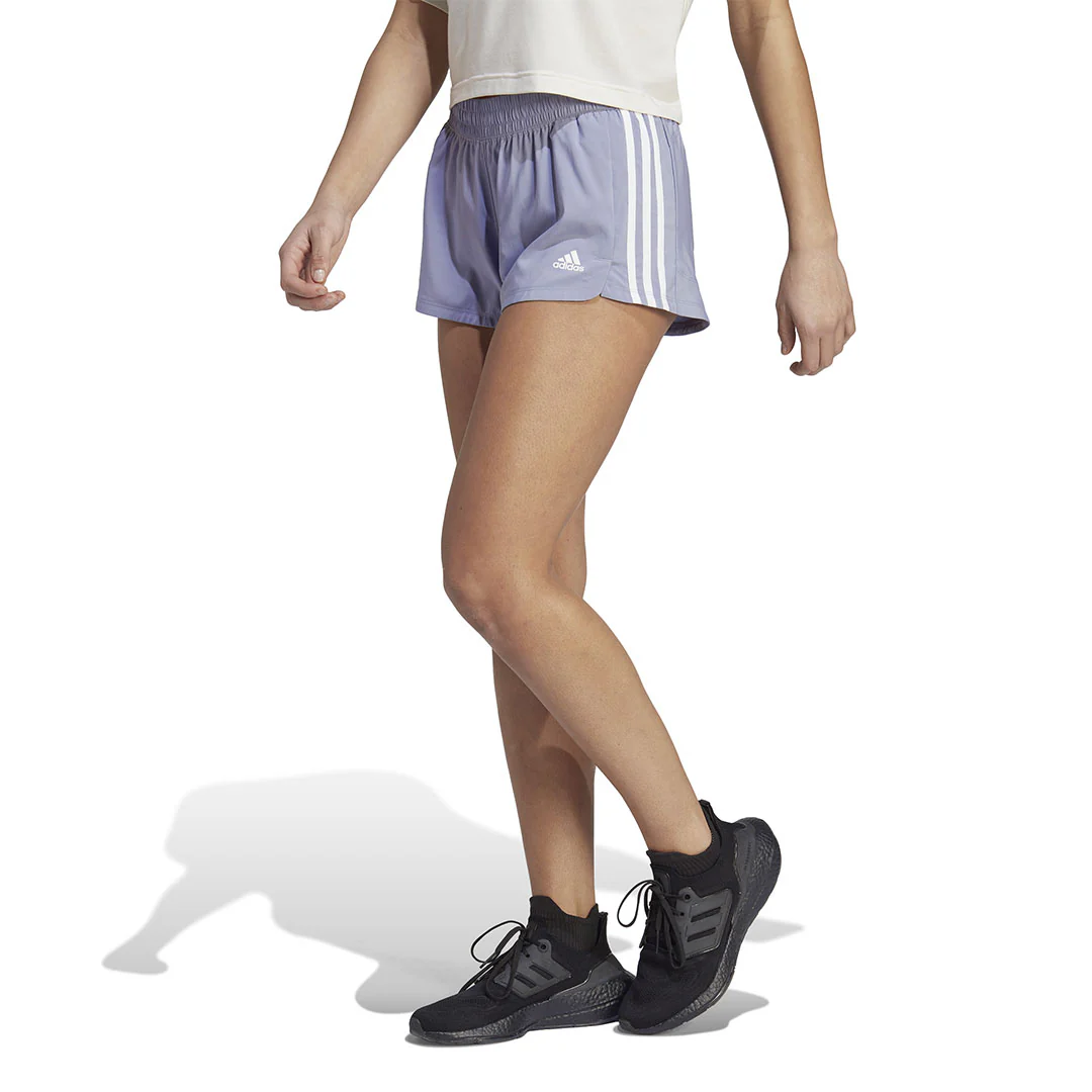 adidas - Women's Pacer 3-Stripes Woven Shorts (IB8704) - Image 2