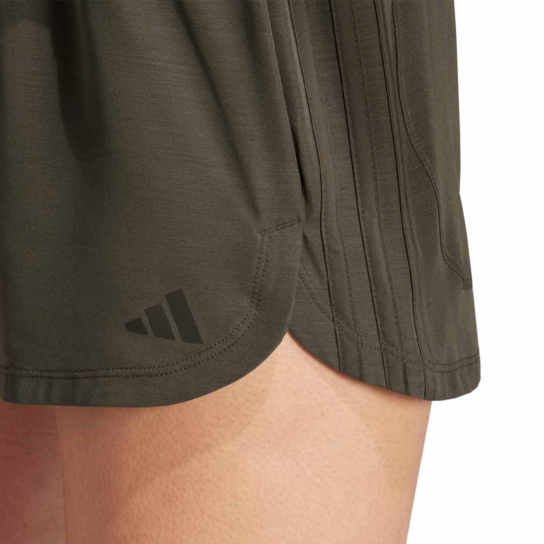 adidas - Women's Pacer Training 3-Stripes Woven High Rise 3 inch Shorts (IX1062-3IN) - Image 5
