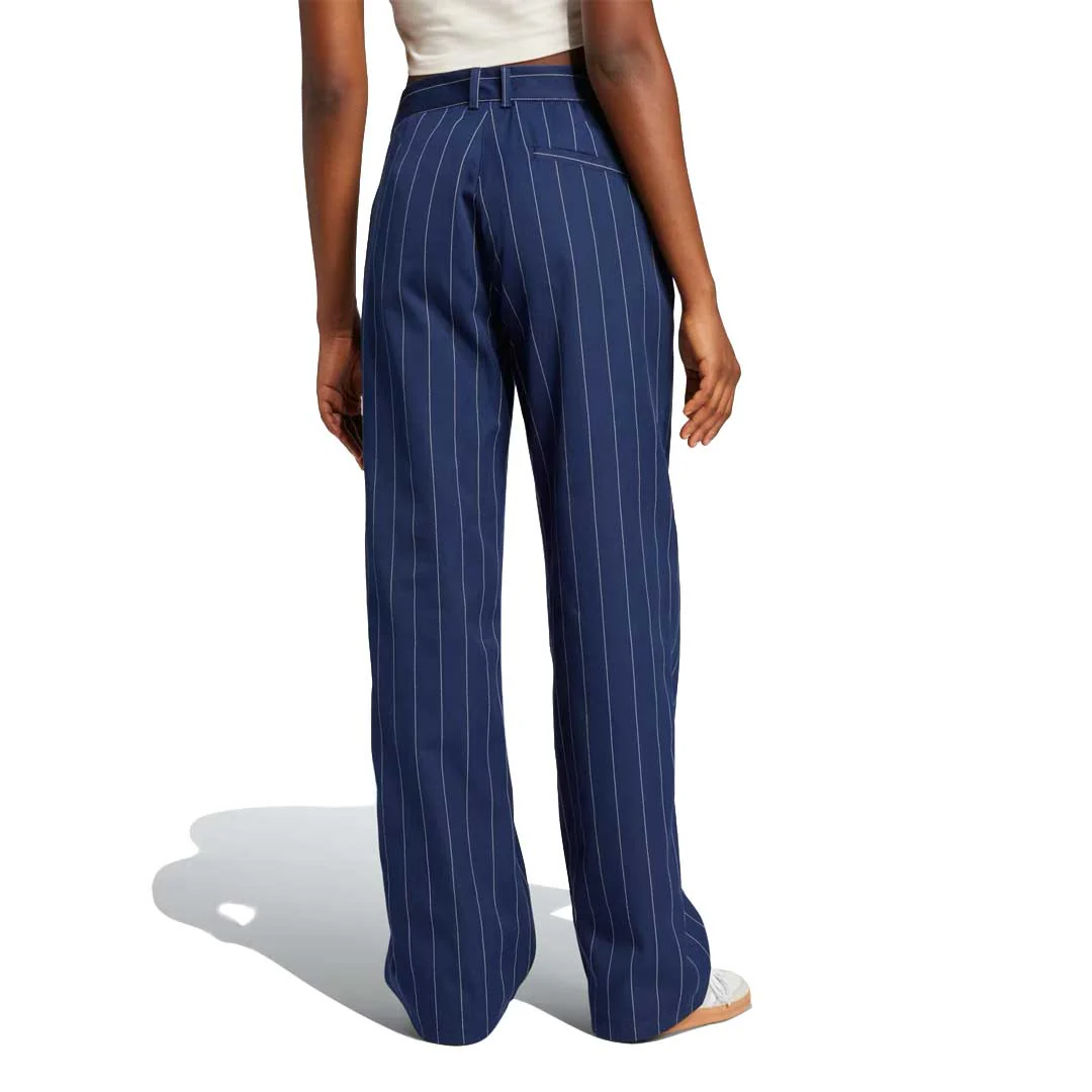 adidas - Women's Pinstripe Twill Loose Pant (JJ3482) - Image 3