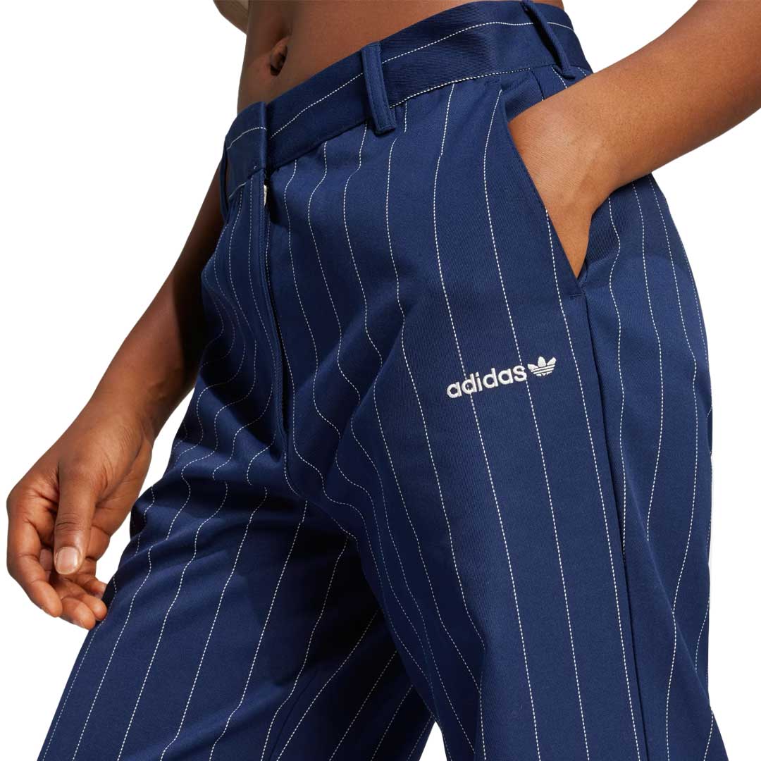 adidas - Women's Pinstripe Twill Loose Pant (JJ3482) - Image 4