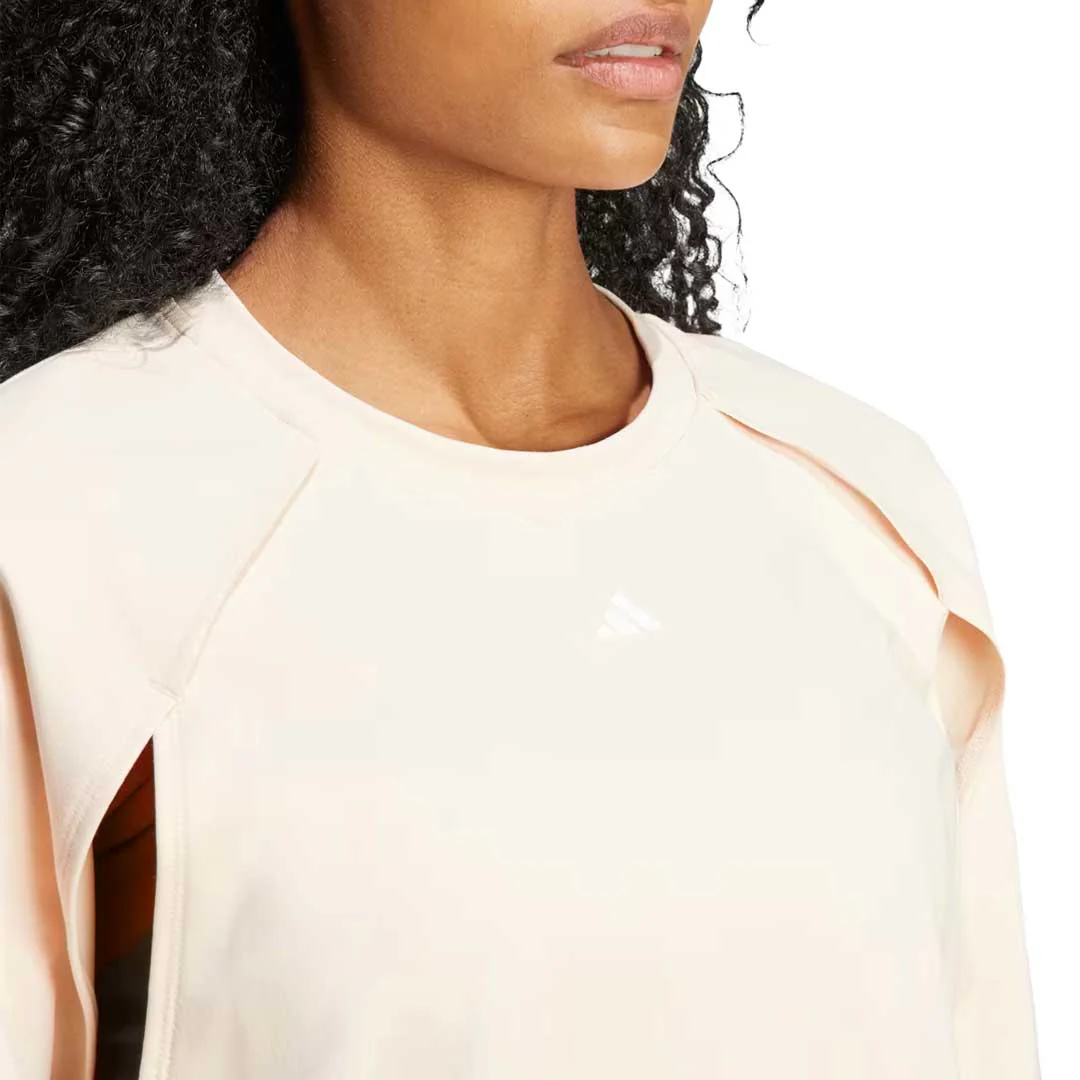 adidas - Women's Power AEROREADY Crop Cover-Up Sweatshirt (IM2691) - Image 4
