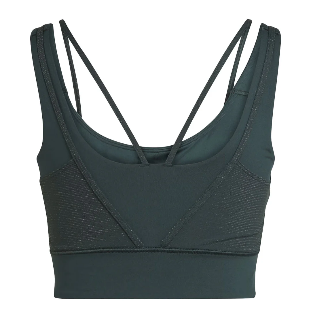 adidas - Women's Powerimpact Training Medium Support Shiny Bra (HM7886) - Image 2