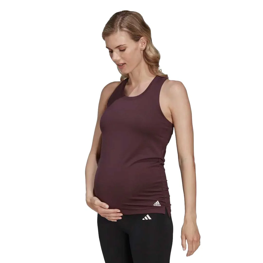 adidas - Women's Racerback Tank (Maternity) (HN3880) - Image 2