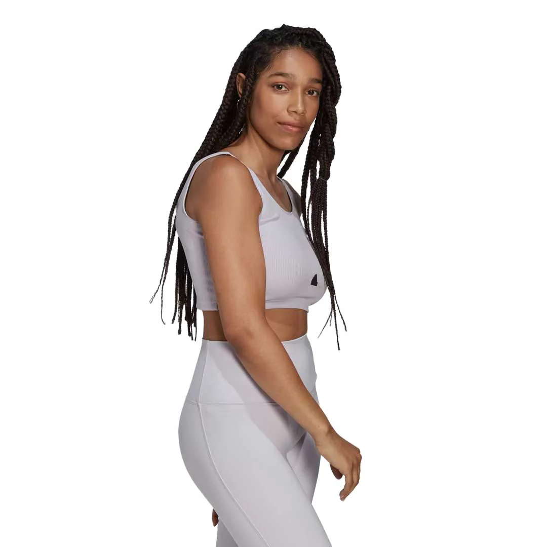 adidas - Women's Rib Cropped Top (HN6931) - Image 5