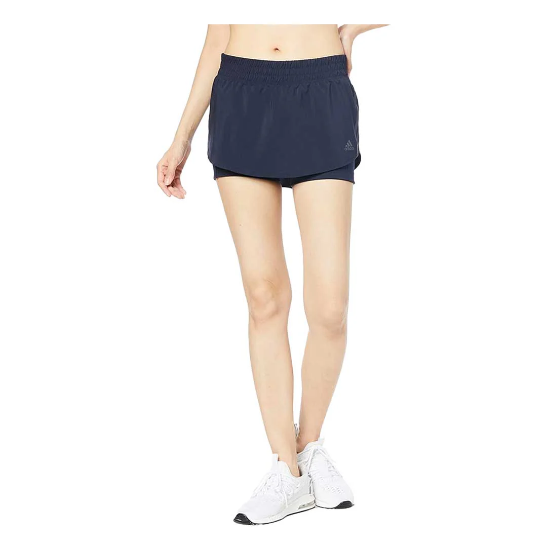 adidas - Women's Run Icons 3-Stripes Running Shorts (HK9084) - Image 2