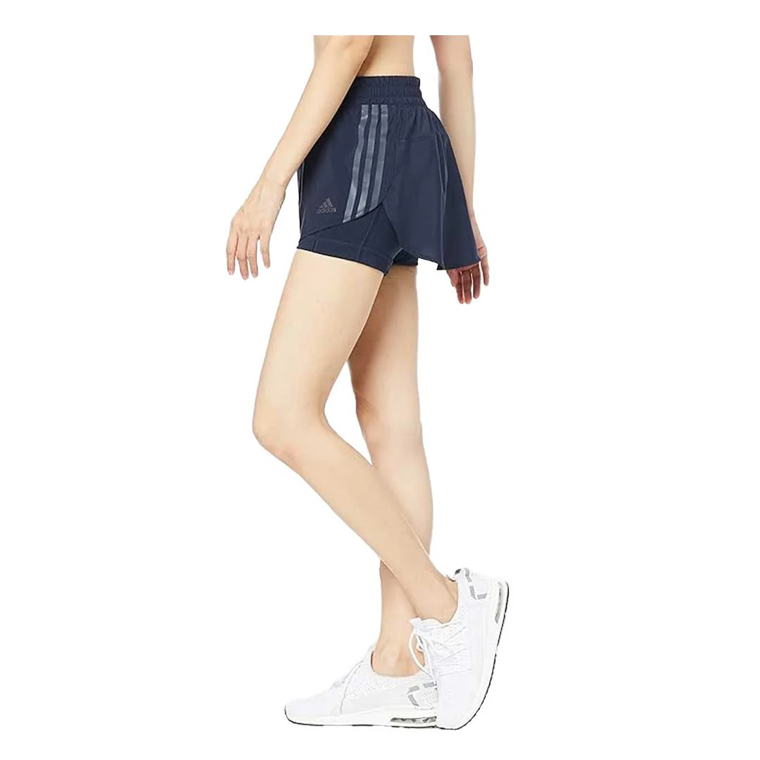 adidas - Women's Run Icons 3-Stripes Running Shorts (HK9084) - Image 4