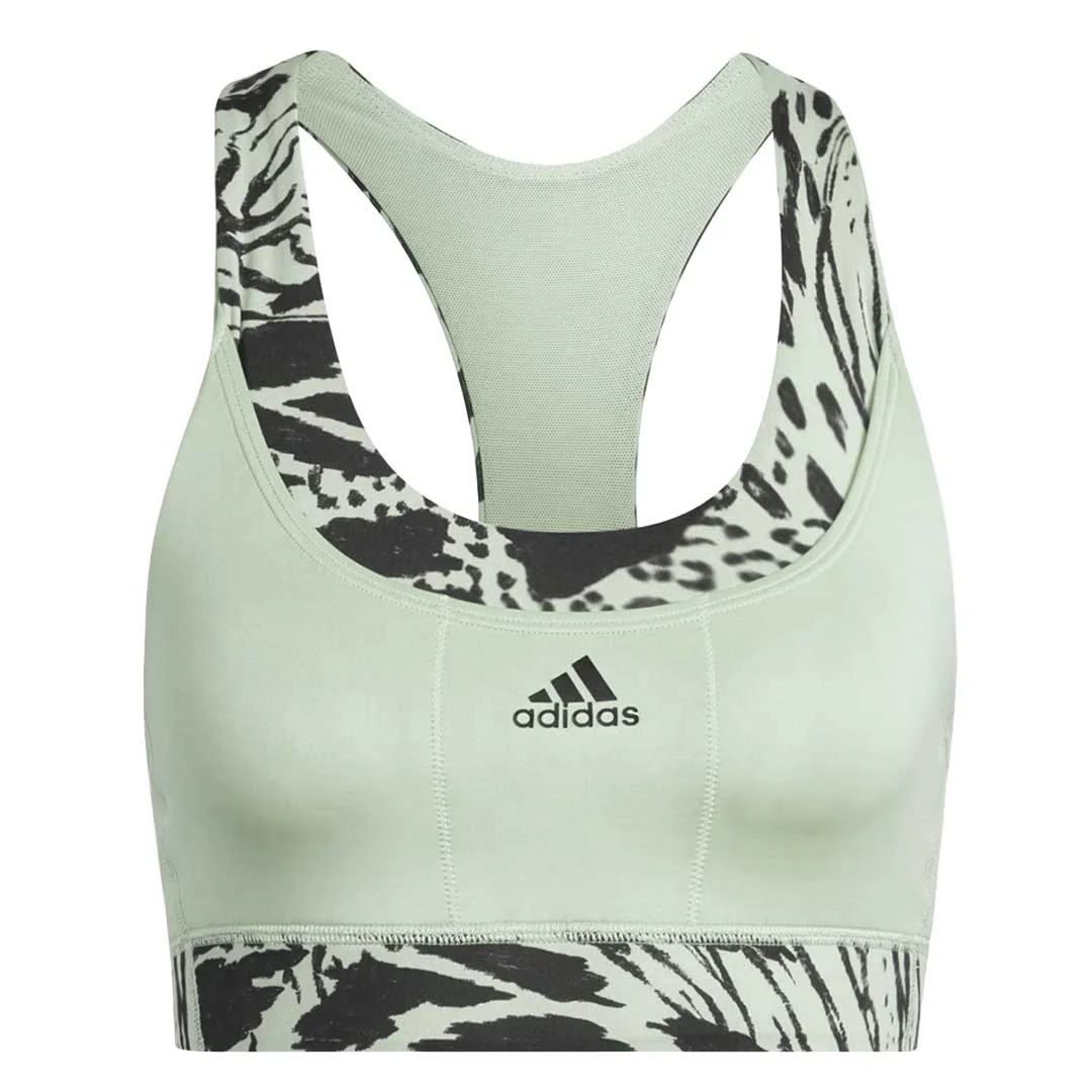 adidas - Women's Running Medium-Support Print Bra (HC3712)