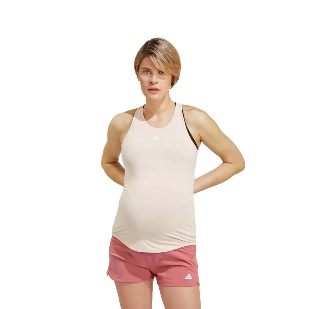 adidas - Women's Slim-Fit Tank Top (Maternity) (IB8545) - Image 2