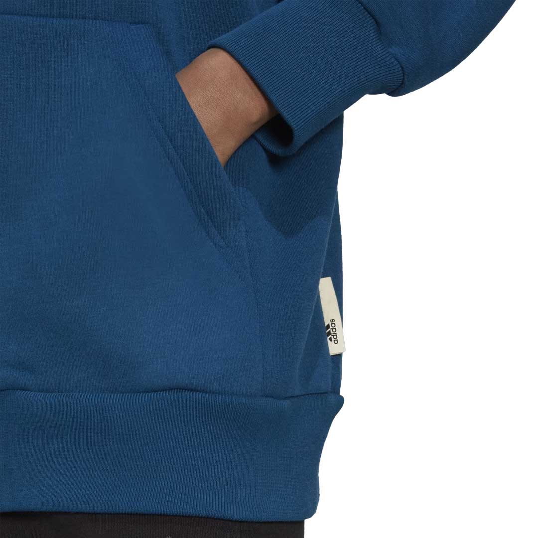 adidas - Women's Studio Lounge Fleece Full-Zip Hoodie (HN0687) - Image 4