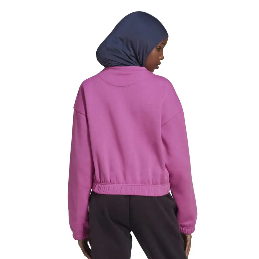 adidas - Women's Studio Lounge Loose Fit Sweatshirt (HH8520) - Image 4