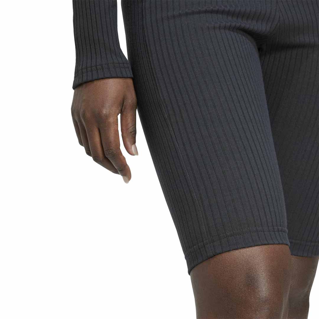 adidas - Women's Studio Lounge Ribbed Shorts (HH8504) - Image 5