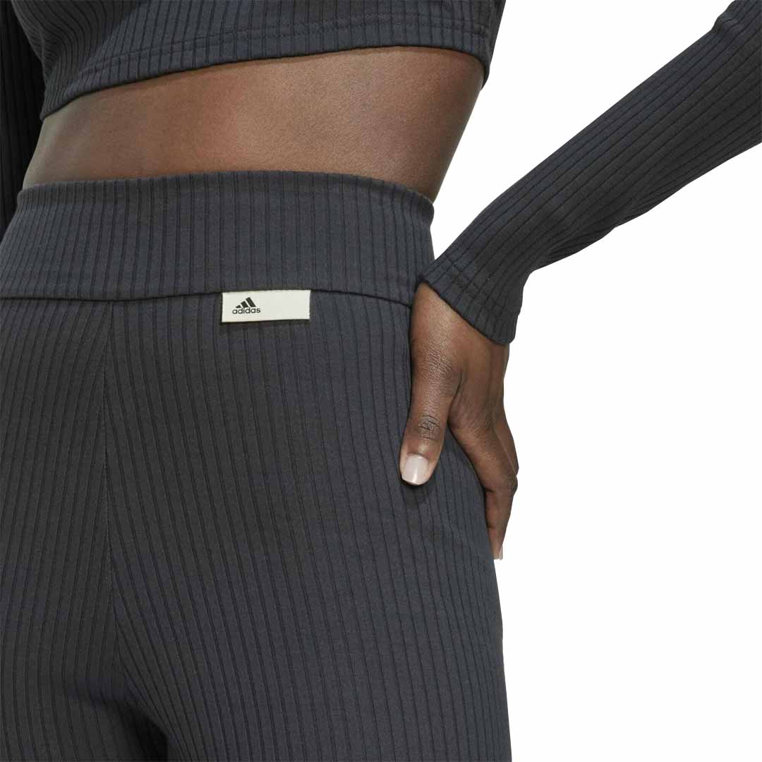 adidas - Women's Studio Lounge Ribbed Shorts (HH8504) - Image 6