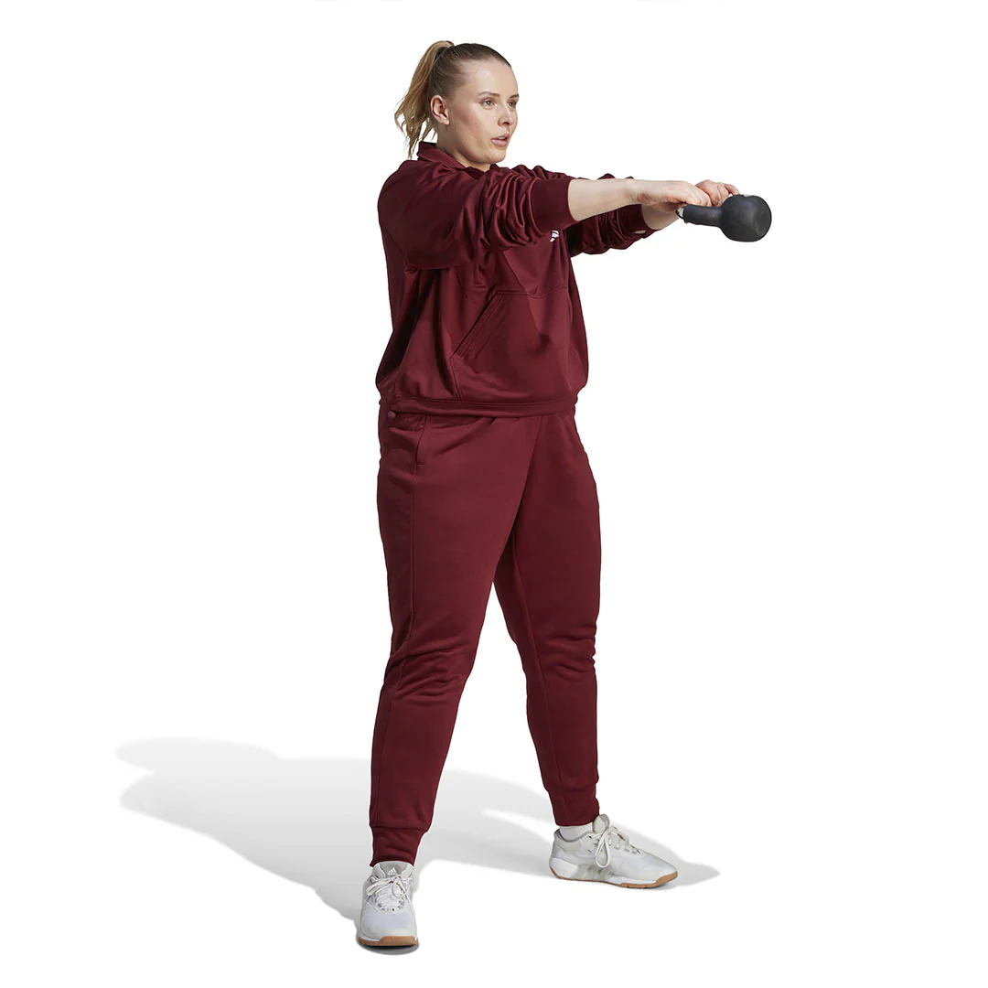 adidas - Women's Tapered Fleece Pant (Plus Size) (HY3227) - Image 4